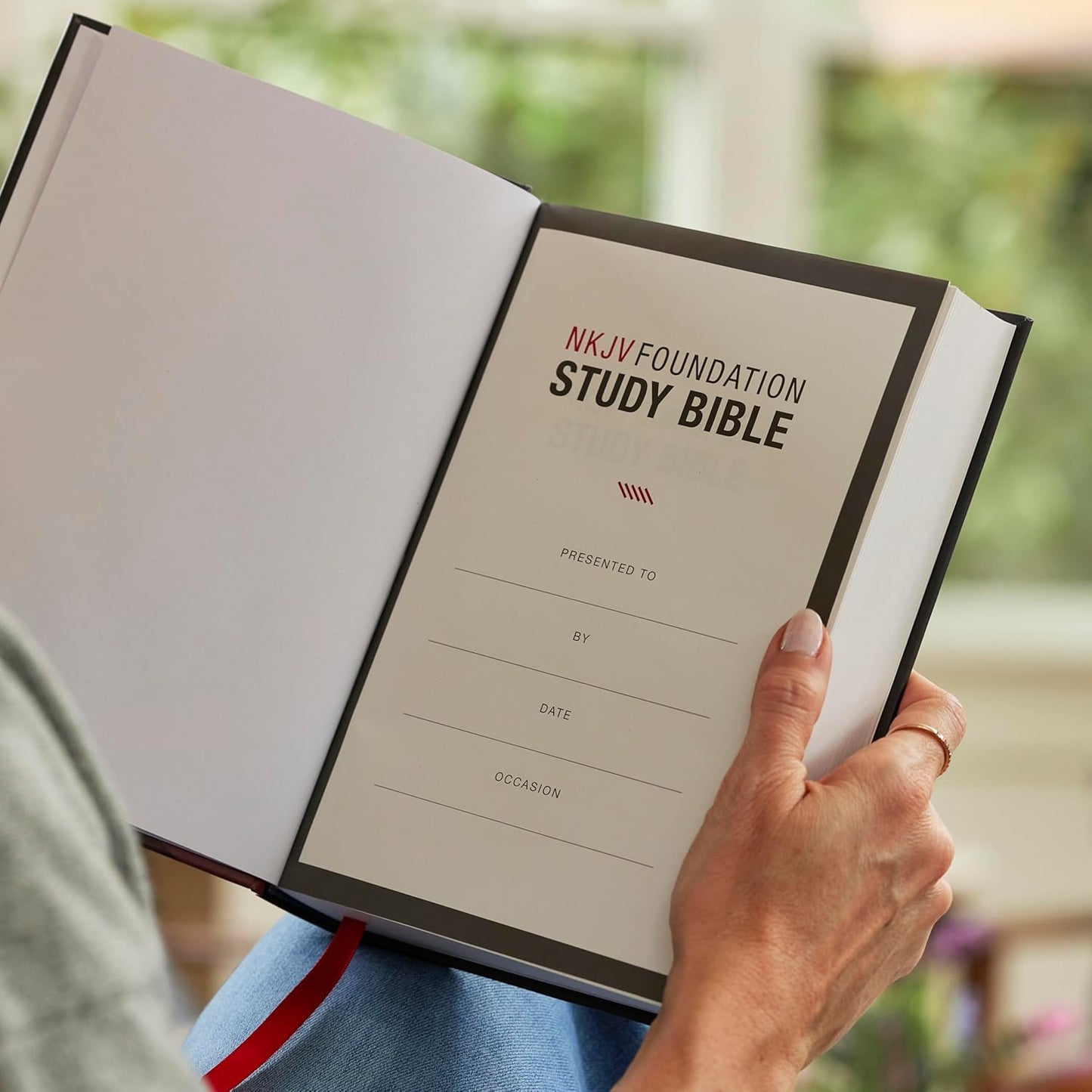 B NKJV FOUNDATION STUDY BIBLE  BLACK (RED LETTER EDITION)