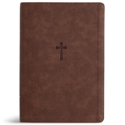 B CSB SUPER GIANT PRINT REFERENCE BIBLE  DIGITAL STUDY EDITION  BROWN (RED LETTER EDITION)