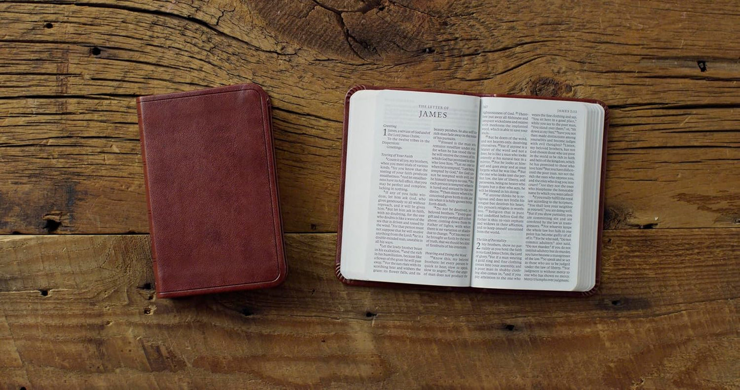 B ESV VEST POCKET NEW TESTAMENT WITH PSALMS AND PROVERBS  CHESTNUT (RED LETTER EDITION)