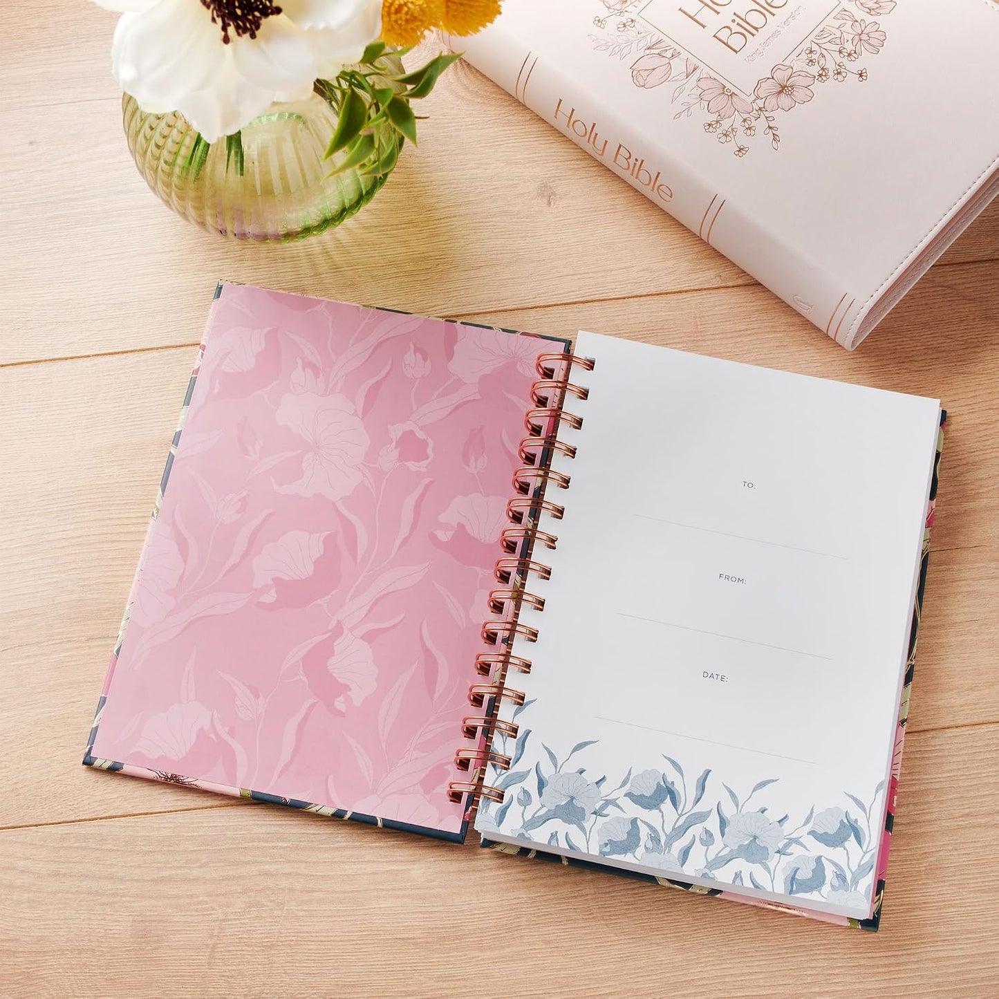 JOURNAL: SHE IS CLOTHED WITH STRENGTH & DIGNITY  FLORAL