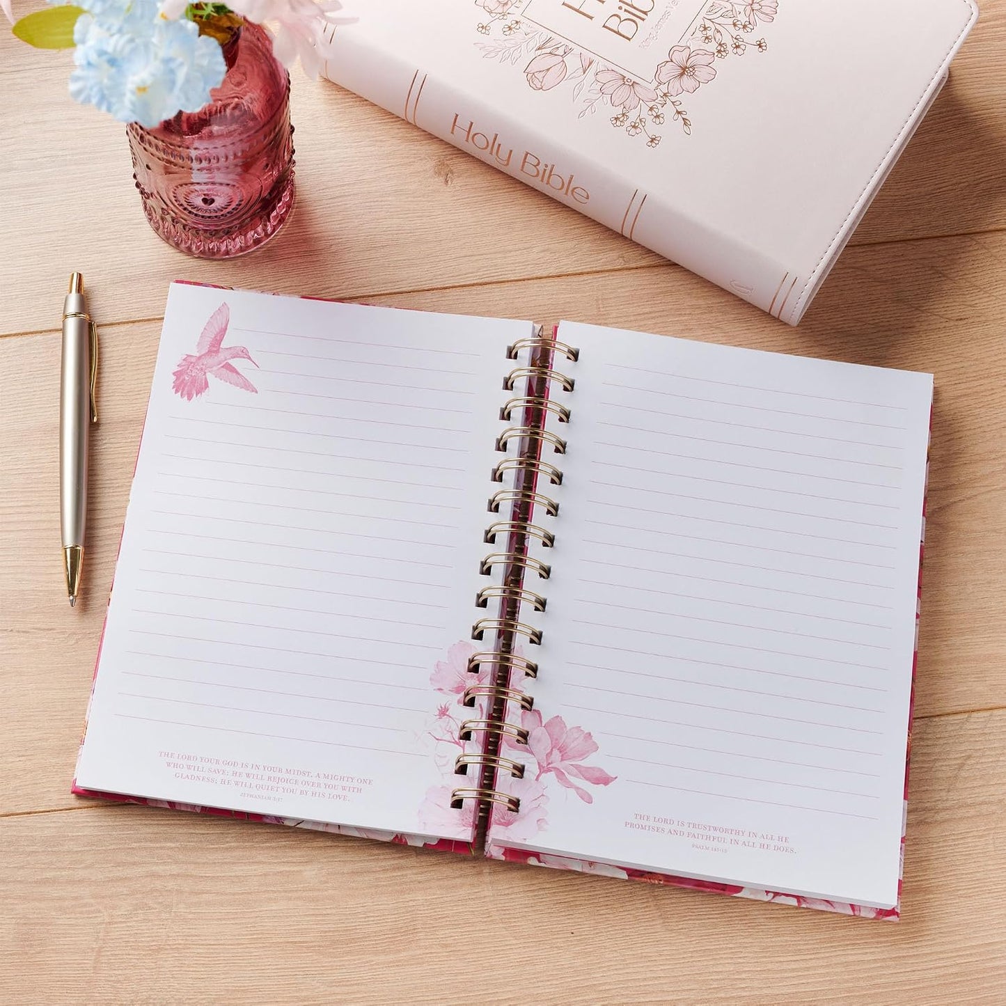 JOURNAL (LOVE CHERRY PINK HUMMINGBIRD COLLECTION)