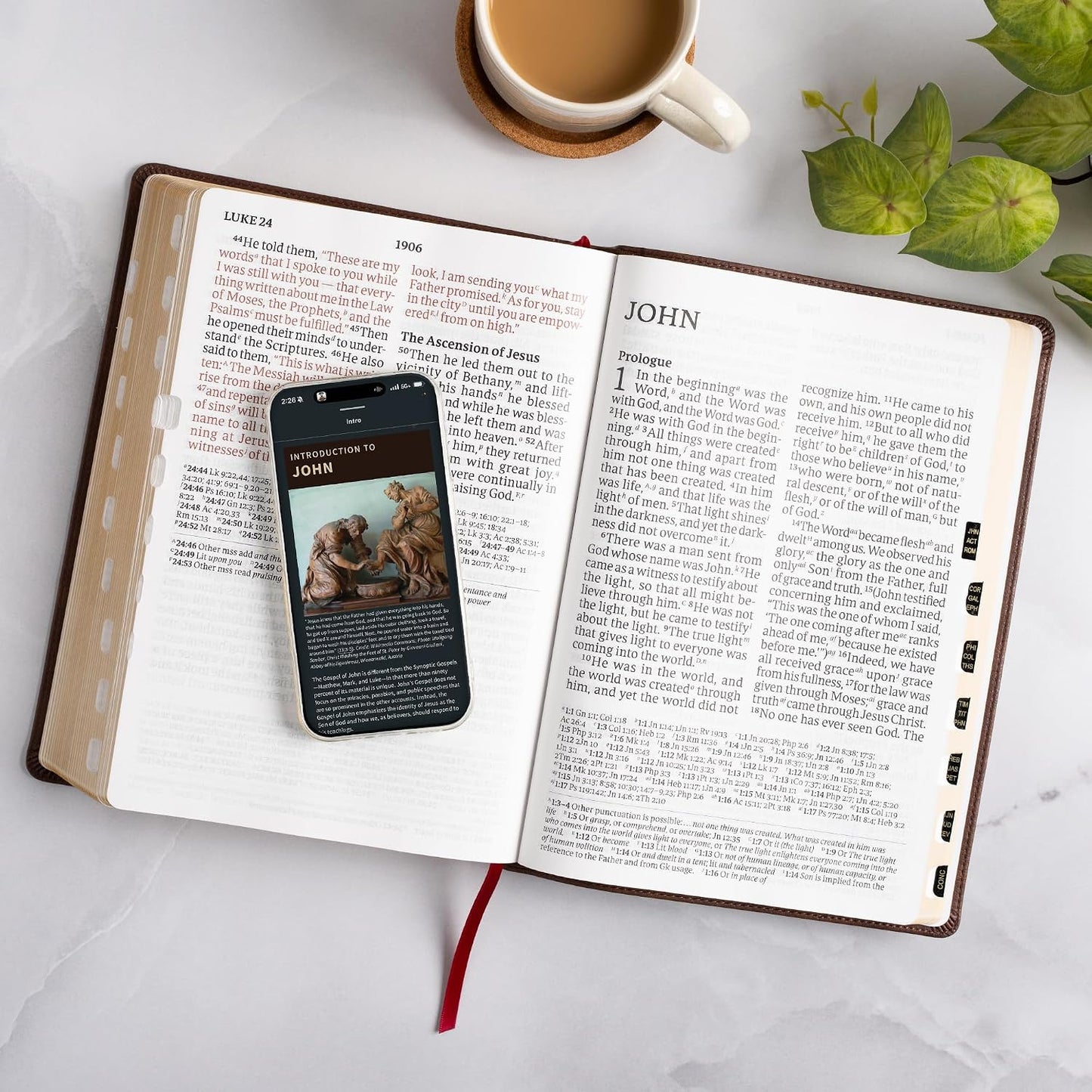 B CSB SUPER GIANT PRINT REFERENCE BIBLE  DIGITAL STUDY EDITION  BROWN INDEXED (RED LETTER EDITION)