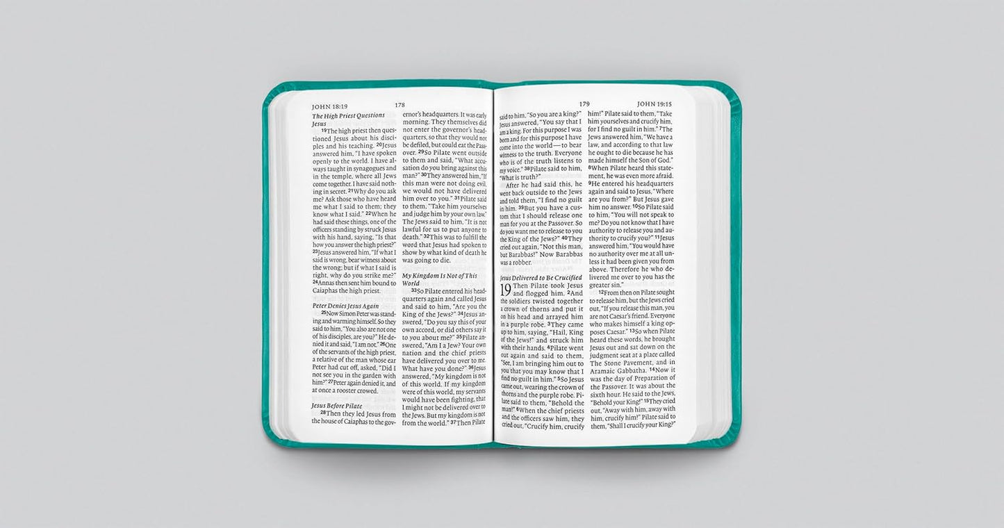 B ESV VEST POCKET NEW TESTAMENT WITH PSALMS AND PROVERBS  TEAL (RED LETTER EDITION)