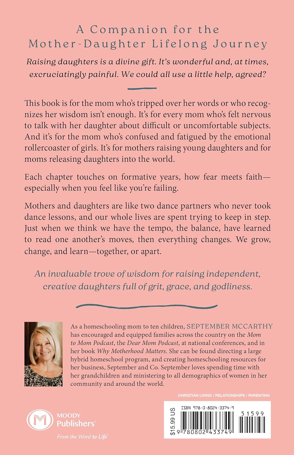 RAISING DAUGHTERS: A CHRISTIAN MOM'S GUIDE FOR THE LIFELONG JOURNEY