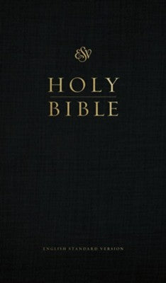 B ESV CHURCH BIBLE  LARGE PRINT  BLACK