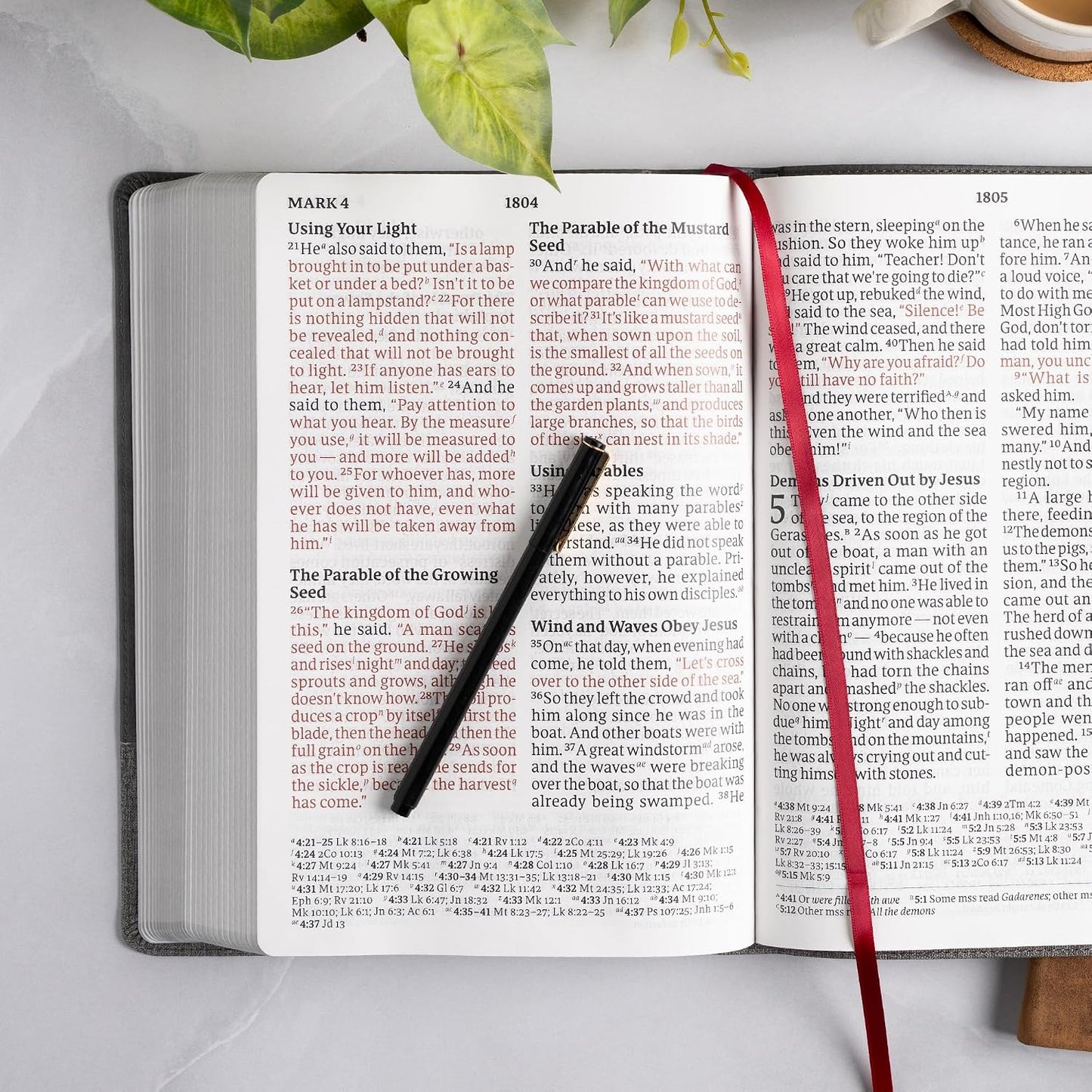 B CSB SUPER GIANT PRINT REFERENCE BIBLE  DIGITAL STUDY EDITION  CHARCOAL (RED LETTER EDITION)