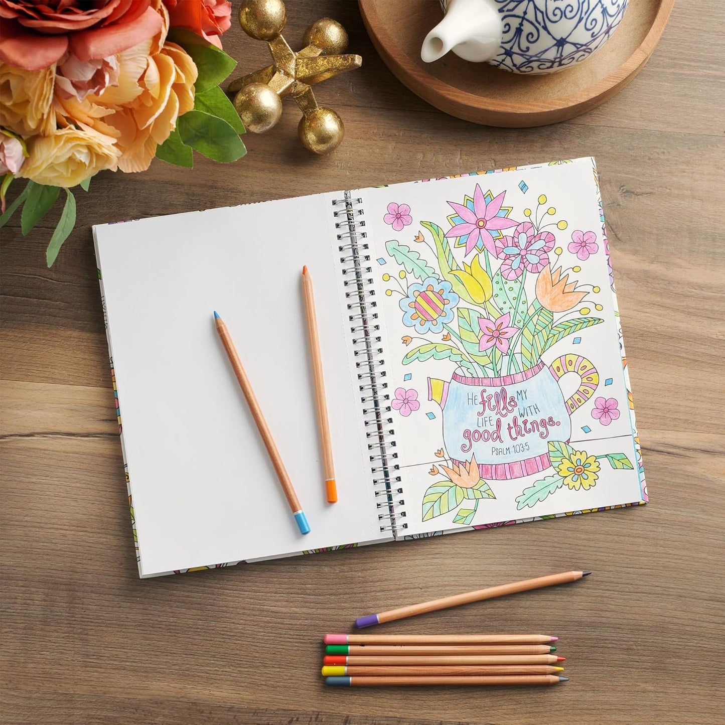 COLORING BOOK: COLORING THROUGH THE PSALMS