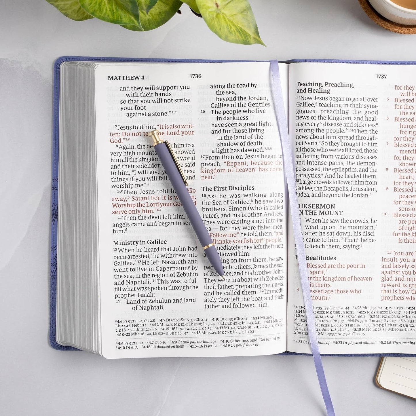 B CSB SUPER GIANT PRINT REFERENCE BIBLE  DIGITAL STUDY EDITION  LAVENDER (RED LETTER EDITION)
