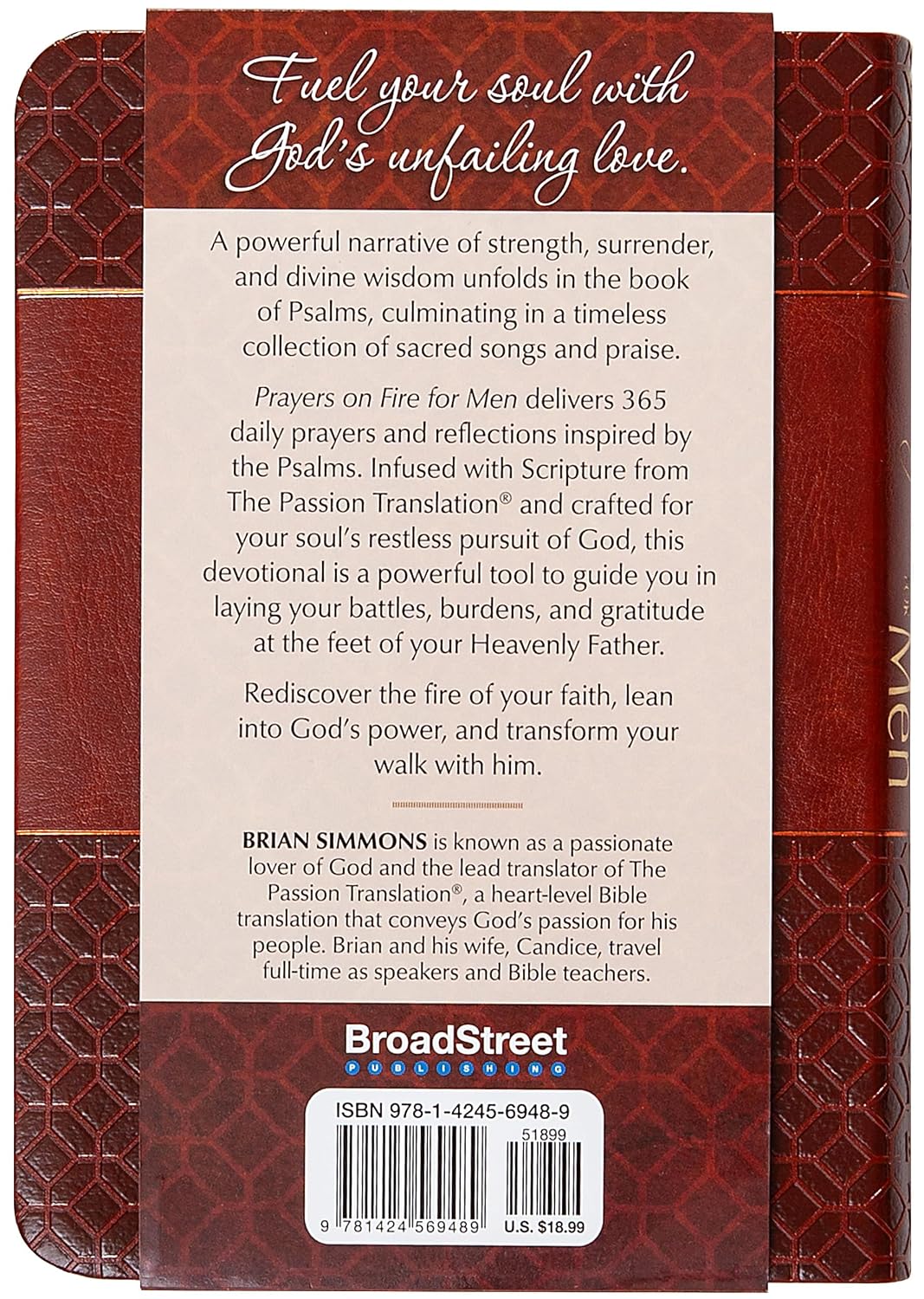 PRAYERS ON FIRE FOR MEN: 365 DAYS OF PRAYING THE PSALMS
