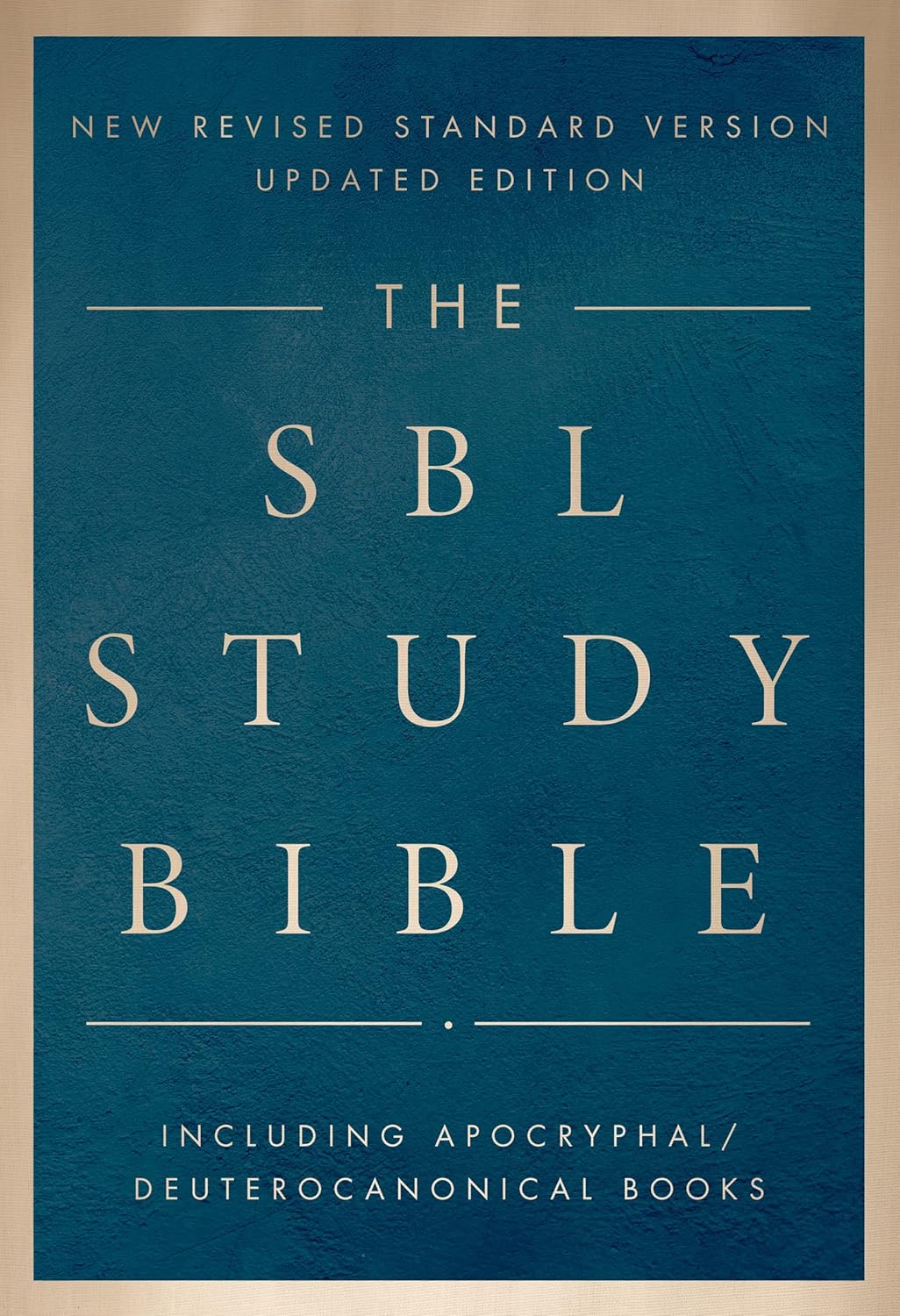 B NRSV THE SBL STUDY BIBLE: INCLUDING APOCRYPHAL/DEUTEROCANONICAL BOOKS