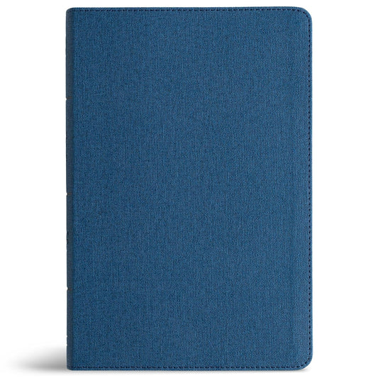 B CSB MEN'S DAILY BIBLE BLUE (BLACK LETTER EDITION)