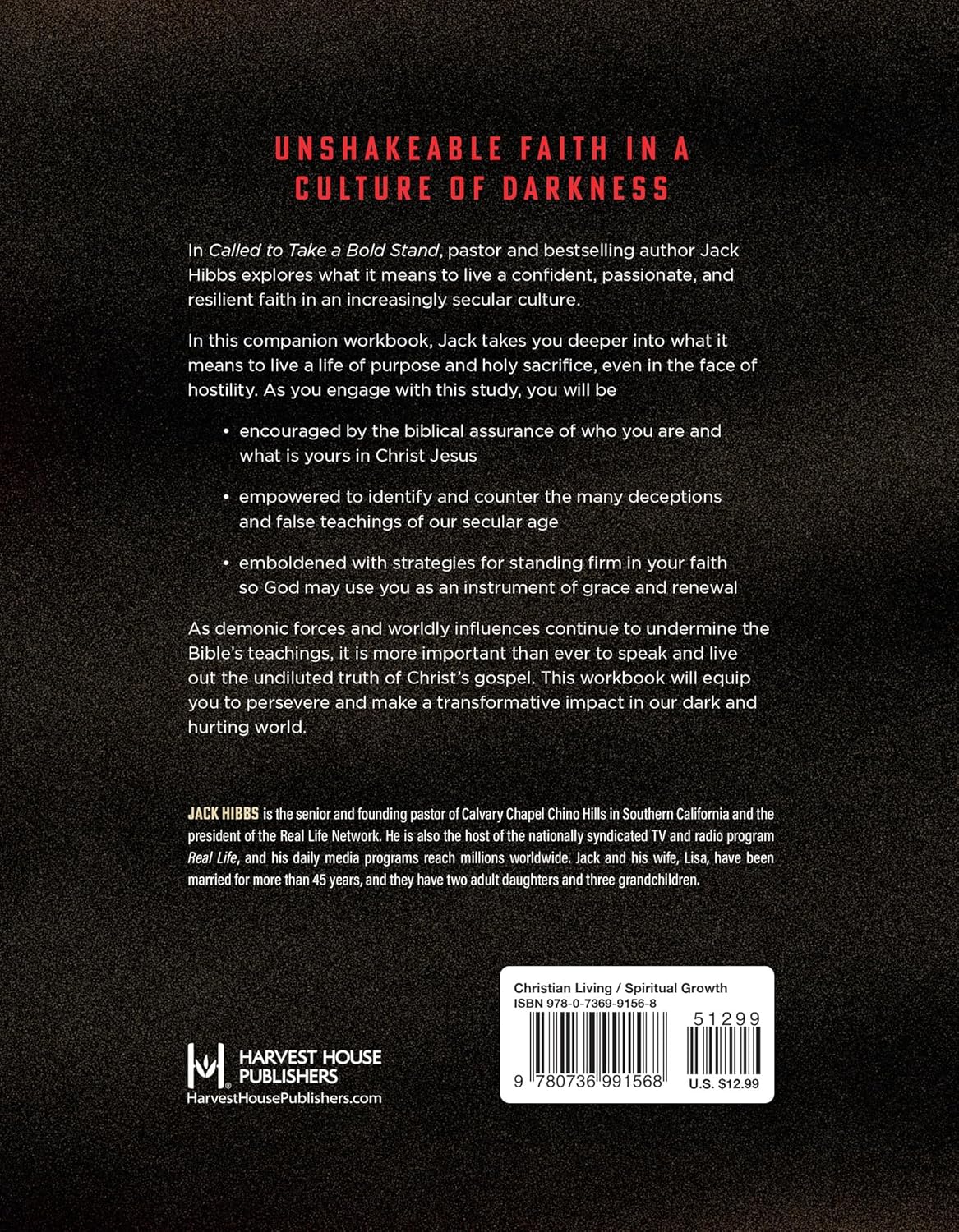 CALLED TO TAKE A BOLD STAND (WORKBOOK): RESILIENT AND EFFECTIVE FAITH FOR A GODLESS AGE