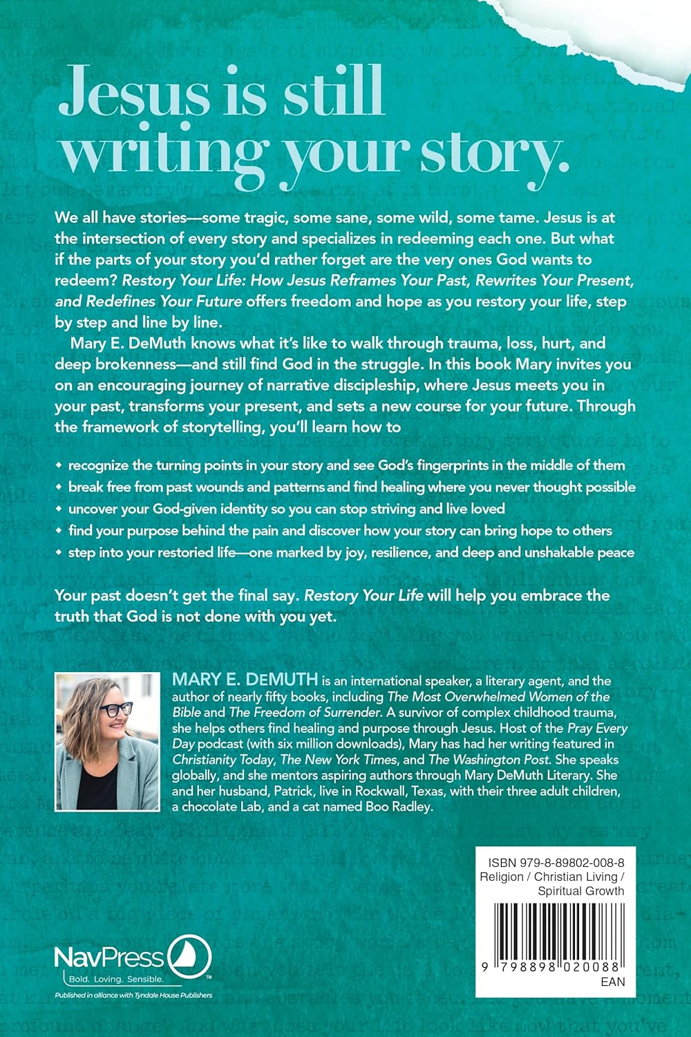 RESTORY YOUR LIFE: HOW JESUS REFRAMES YOUR PAST  REWRITES YOUR PRESENT  AND REDEFINES YOUR FUTURE