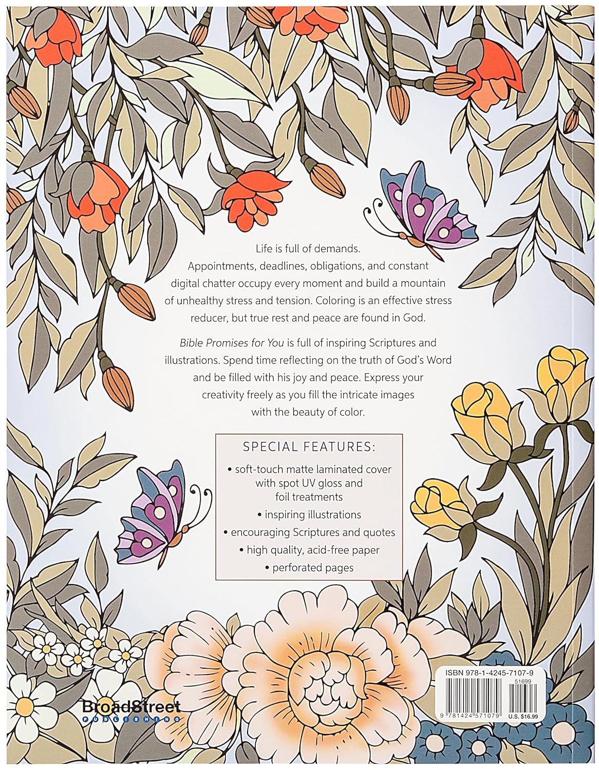 BIBLE PROMISES FOR YOU: COLOURING BOOK