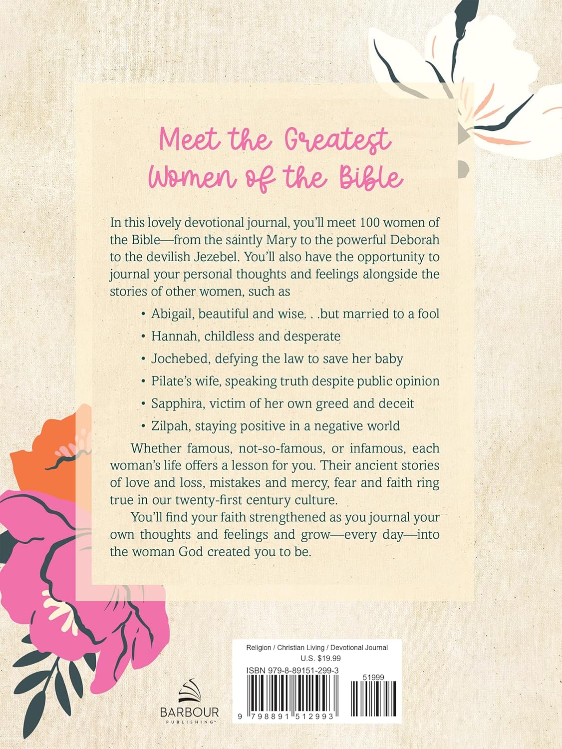 THE TOP 100 WOMEN OF THE BIBLE DEVOTIONAL JOURNAL: WHO THEY ARE AND WHAT THEY MEAN TO YOU TODAY