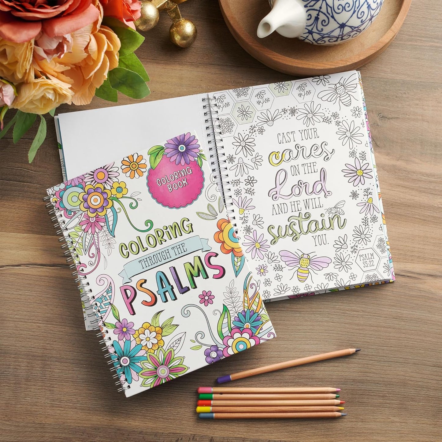 COLORING BOOK: COLORING THROUGH THE PSALMS