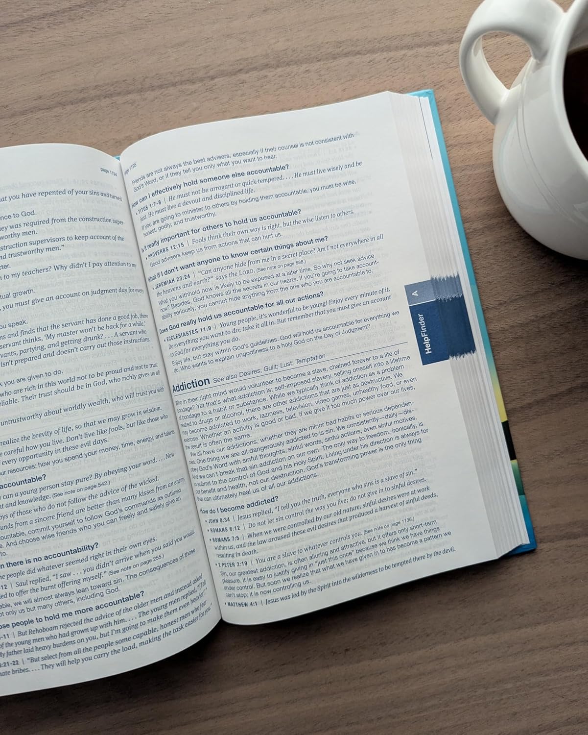 NLT HELPFINDER BIBLE  FILAMENT ENABLED (RED LETTER EDITION)