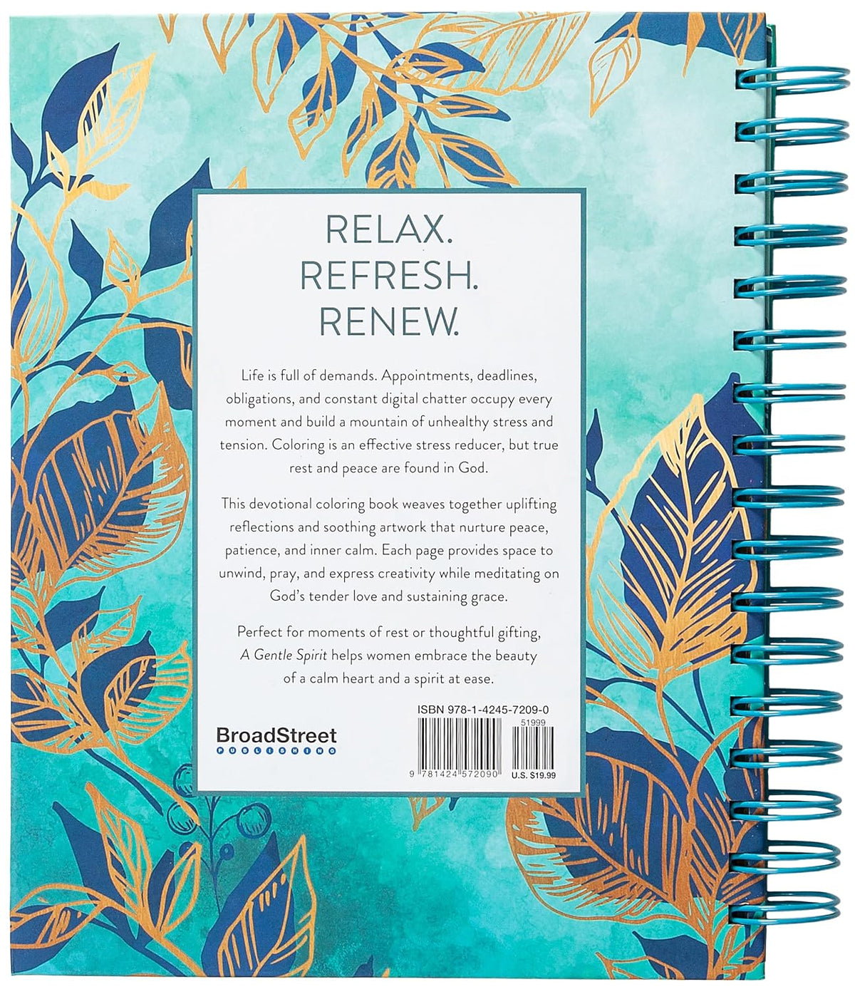 A GENTLE SPIRIT (DEVOTIONAL COLORING BOOK)