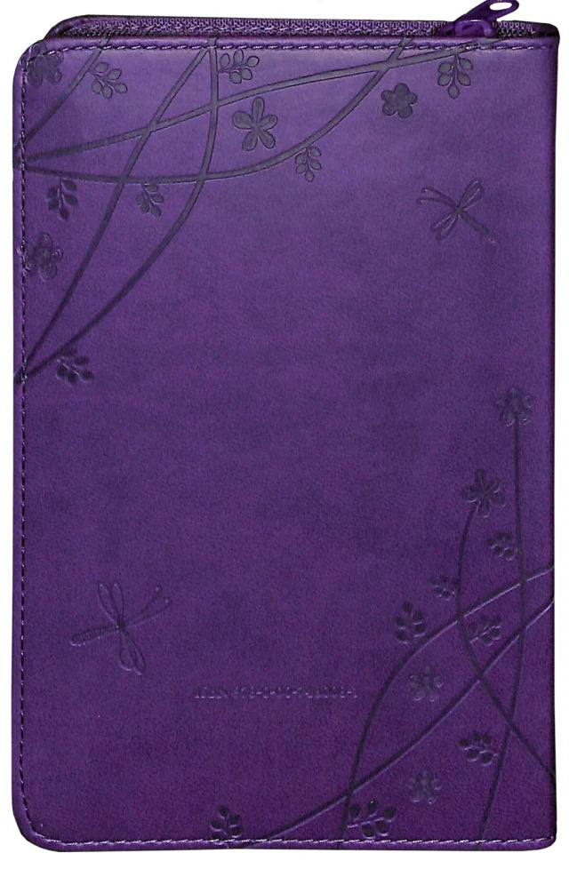 B ESV ANGLICISED COMPACT GIFT BIBLE PURPLE WITH ZIP