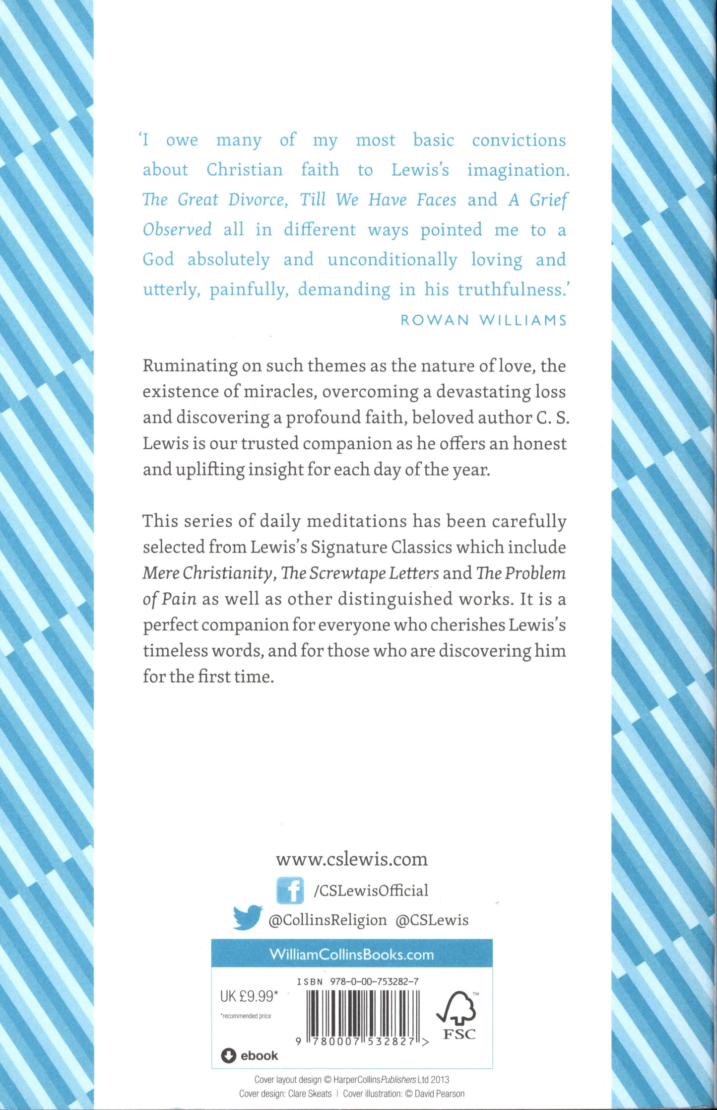 A YEAR WITH C S LEWIS: 365 DAILY READINGS FROM THIS CLASSIC WORKS