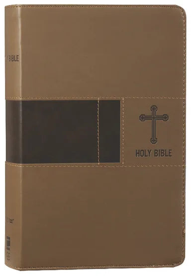 B NIV PREMIUM GIFT BIBLE BROWN (RED LETTER EDITION)