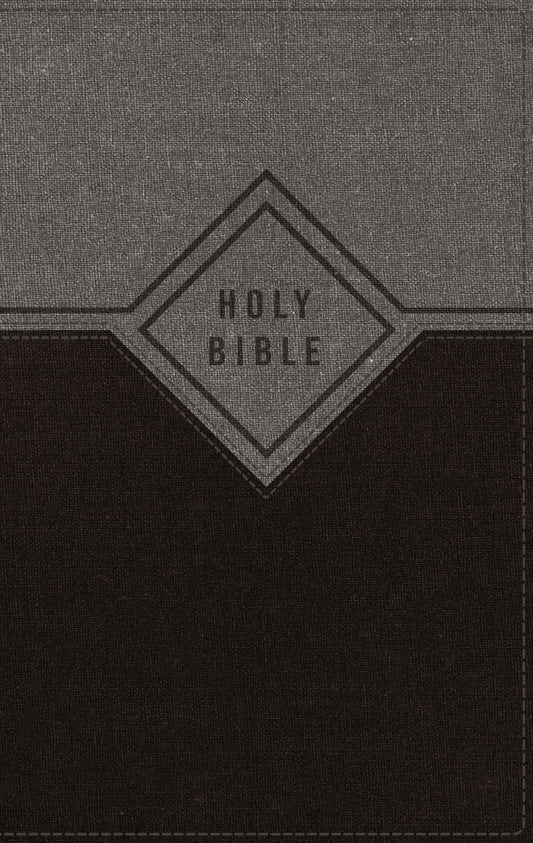 NIV PREMIUM GIFT BIBLE BLACK/GRAY INDEXED (RED LETTER EDITION)