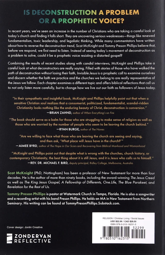 INVISIBLE JESUS: A BOOK ABOUT LEAVING THE CHURCH AND LOOKING FOR CHRIST