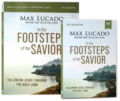IN THE FOOTSTEPS OF THE SAVIOR (STUDY GUIDE WITH DVD)