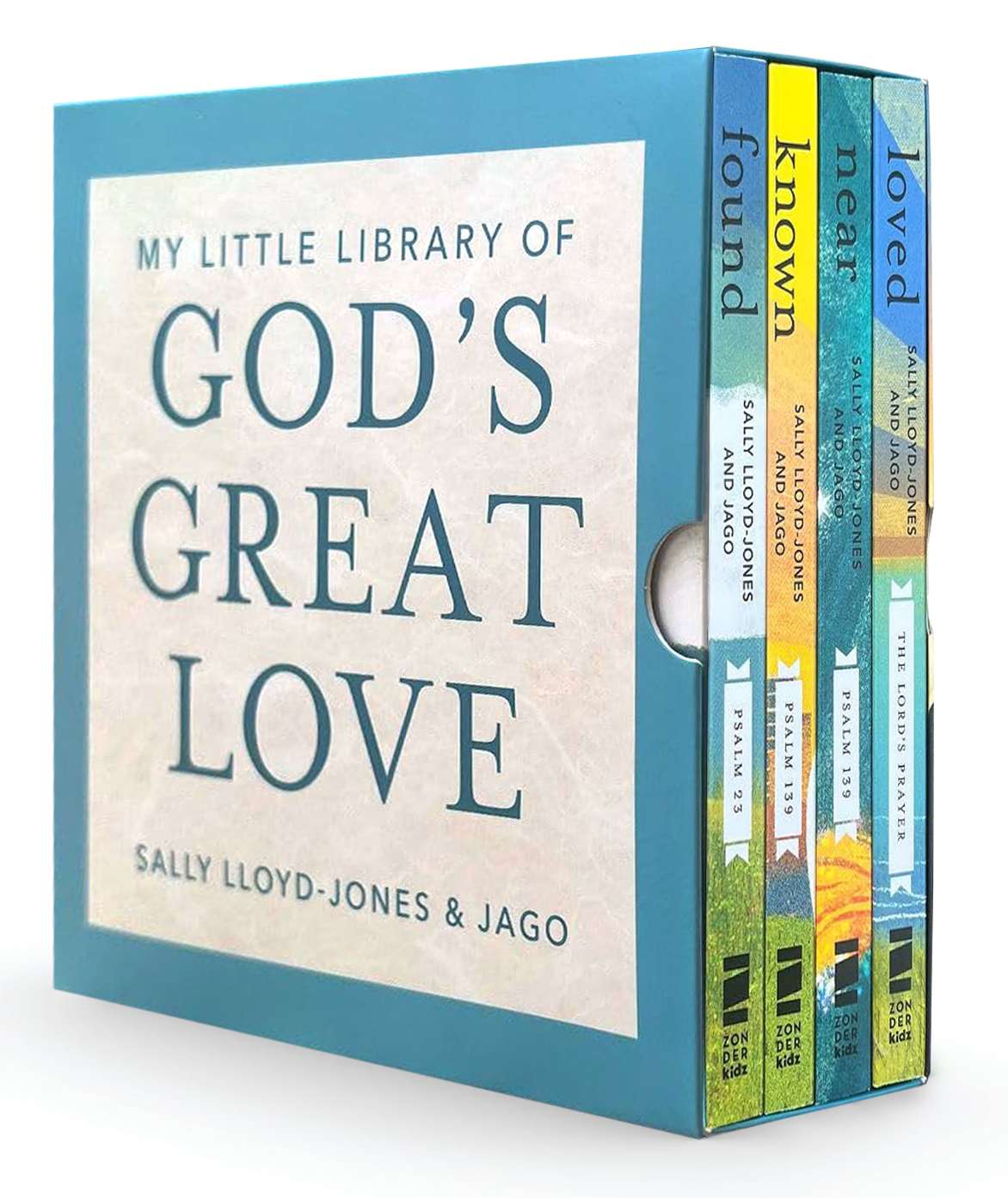 MY LITTLE LIBRARY OF GODS GREAT LOVE (4 BOOK BOXED SET): LOVED  FOUND  NEAR  KNOWN