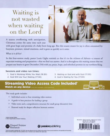 WAITING HERE FOR YOU BIBLE STUDY GUIDE PLUS STREAMING VIDEO: AN ADVENT JOURNEY OF HOPE