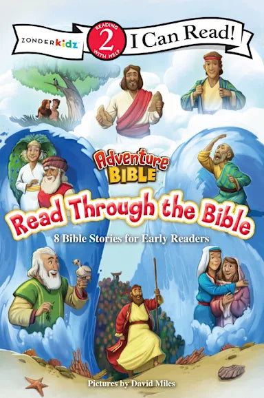 ADVENTURE BIBLE READ THROUGH THE BIBLE: 8 BIBLE STORIES FOR EARLY READERS (LEVEL 2 I CAN READ)