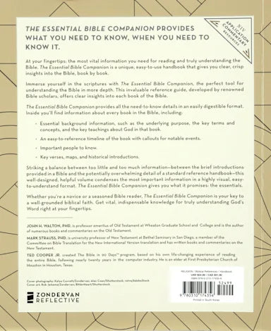 THE ESSENTIAL BIBLE COMPANION: KEY INSIGHTS FOR READING GODS WORD (NIV APPLICATION COMMENTARY RESOURCES SERIES)