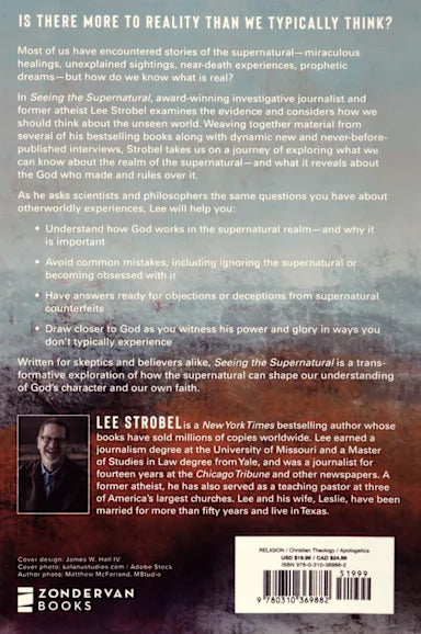 SEEING THE SUPERNATURAL: INVESTIGATING ANGELS  DEMONS  MYSTICAL DREAMS  NEAR-DEATH ENCOUNTERS  AND OTHER MYSTERIES OF THE UNSEEN WORLD