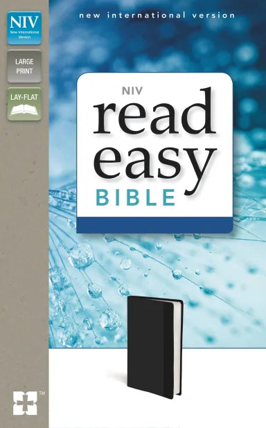 B NIV READ EASY BIBLE BLACK LARGE PRINT (RED LETTER EDITION)