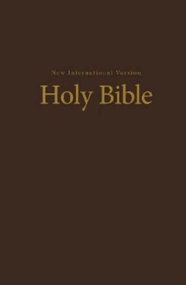 B NIV VALUE PEW AND WORSHIP BIBLE BROWN (BLACK LETTER EDITION ...