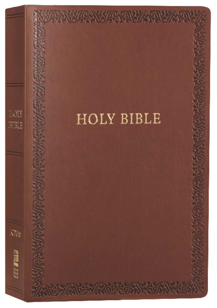 B NIV HOLY BIBLE SOFT TOUCH EDITION BROWN (BLACK LETTER EDITION)