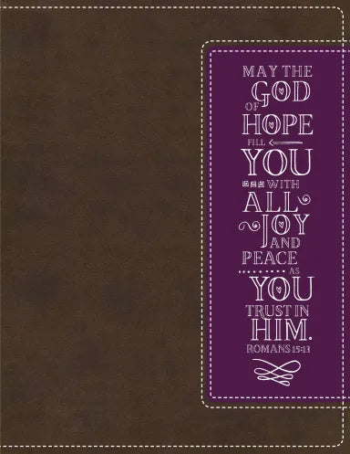 NIV BEAUTIFUL WORD COLORING BIBLE AND 8-PENCIL GIFT SET BROWN/PURPLE (BLACK LETTER EDITION)