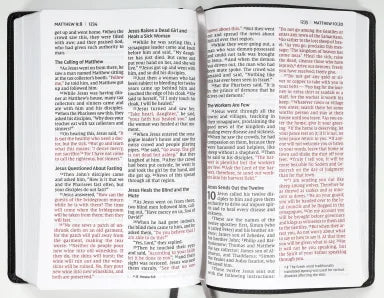 B NIV PERSONAL SIZE BIBLE LARGE PRINT BLACK (RED LETTER EDITION)