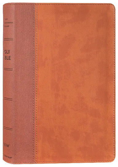 B NIV PERSONAL SIZE BIBLE LARGE PRINT BROWN (RED LETTER EDITION)