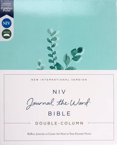 B NIV JOURNAL THE WORD BIBLE TEAL DOUBLE COLUMN (RED LETTER EDITION)