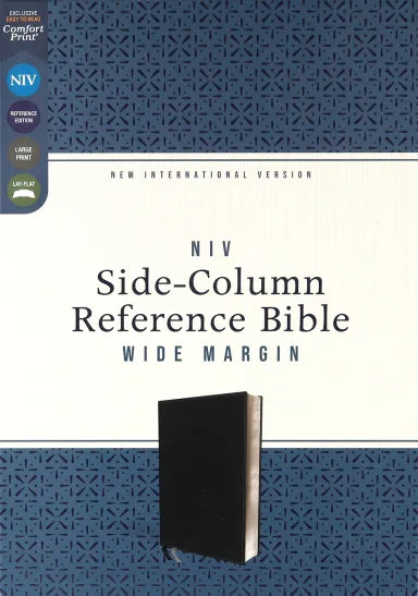 B NIV SIDE-COLUMN REFERENCE BIBLE WIDE MARGIN BLACK (BLACK LETTER EDITION)