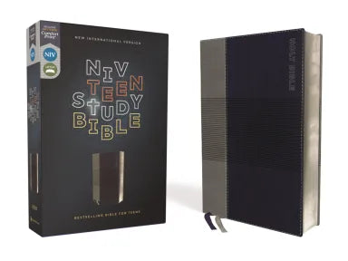 B NIV TEEN STUDY BIBLE BLUE COMFORT PRINT