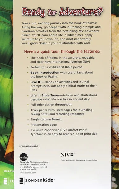 B NIV ADVENTURE BIBLE FIELD NOTES PSALMS