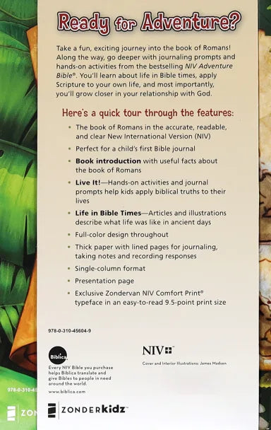 B NIV ADVENTURE BIBLE FIELD NOTES ROMANS