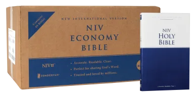 B NIV ECONOMY OUTREACH BIBLE (CASE OF 40)(BLACK LETTER EDITION)