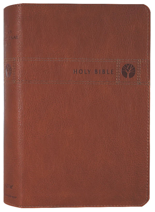 B NIV MEN'S DEVOTIONAL BIBLE BROWN (BLACK LETTER EDITION)