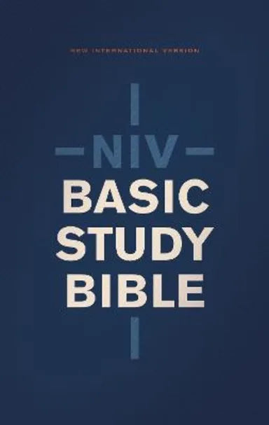 B NIV BASIC STUDY BIBLE ECONOMY EDITION BLUE (RED LETTER EDITION)