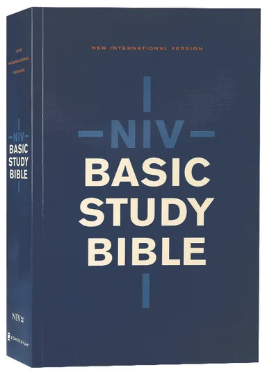 B NIV BASIC STUDY BIBLE ECONOMY EDITION BLUE (RED LETTER EDITION)