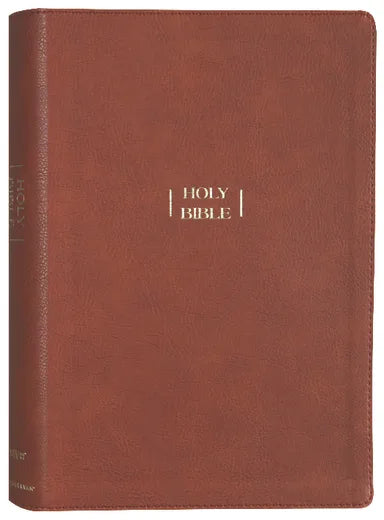 B NIV WIDE MARGIN BIBLE BROWN (RED LETTER EDITION)