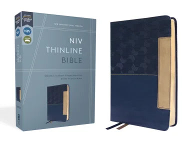 B NIV THINLINE BIBLE BLUE (RED LETTER EDITION)